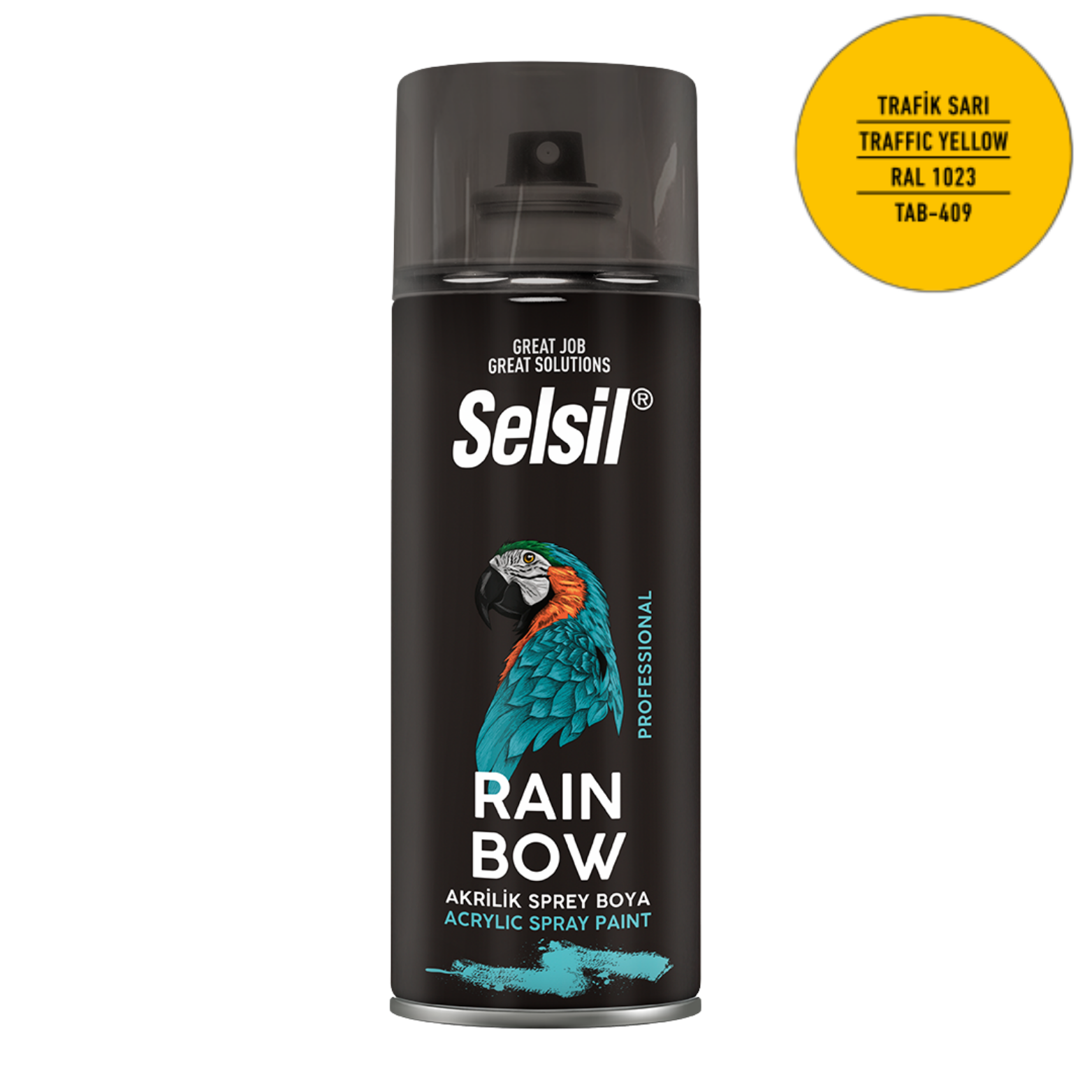 SELSİL SPREY BOYA RAL1023 TRAFİK SARI 400 ML